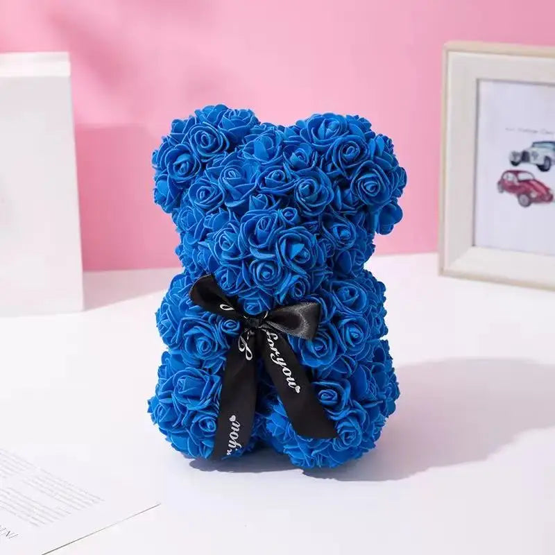 Rose Teddy Bear Valentines Gift