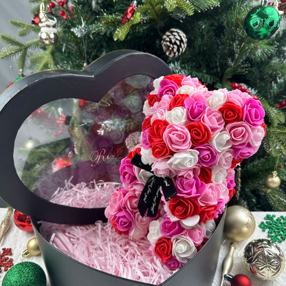 Rose Teddy Bear Valentines Gift