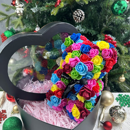 Rose Teddy Bear Valentines Gift