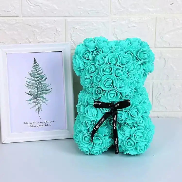 Rose Teddy Bear Valentines Gift