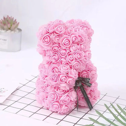 Rose Teddy Bear Valentines Gift