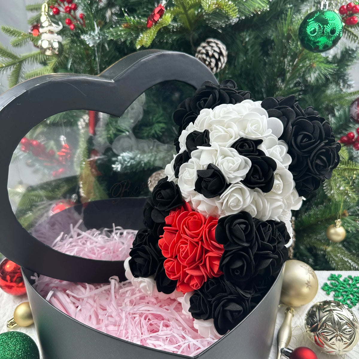 Rose Teddy Bear Valentines Gift