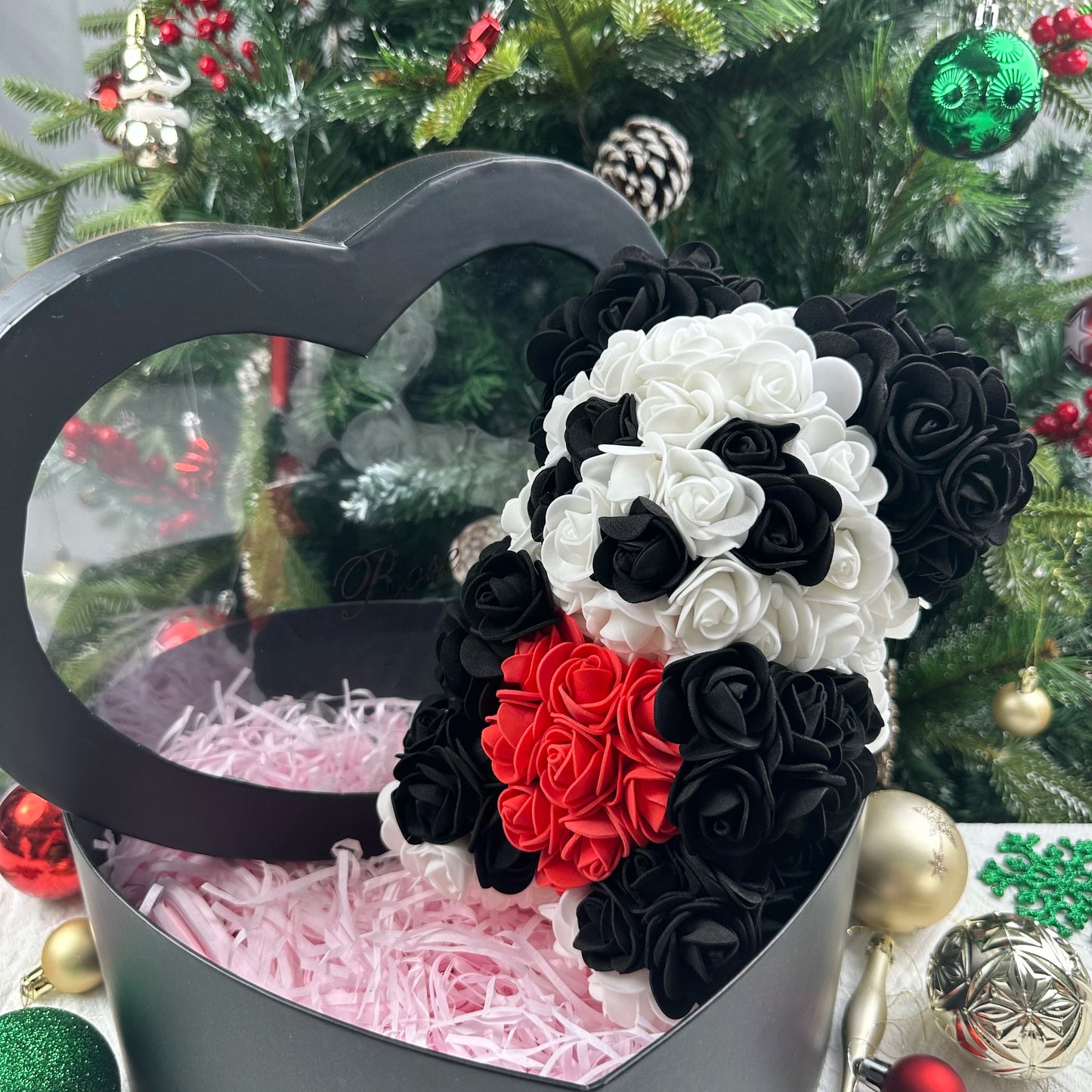 Rose Teddy Bear Valentines Gift