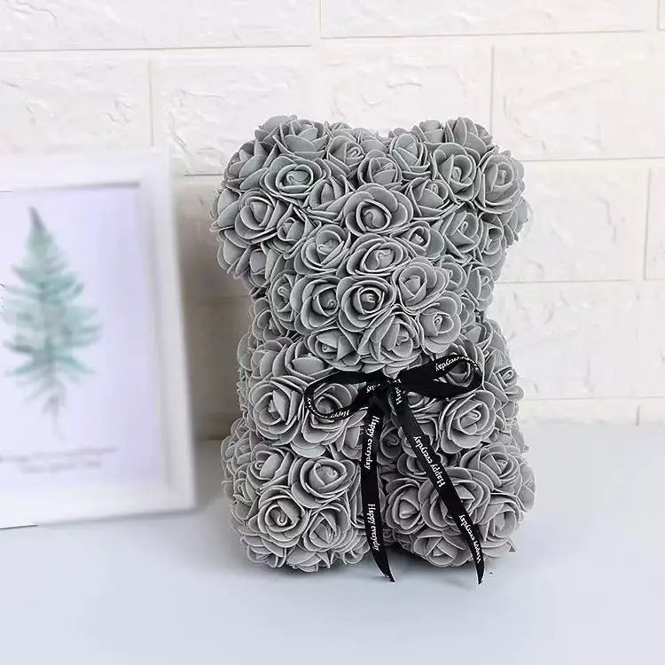 Rose Teddy Bear Valentines Gift