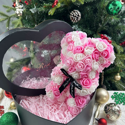 Rose Teddy Bear Valentines Gift