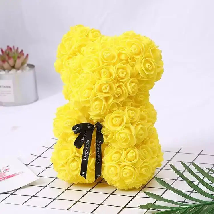 Rose Teddy Bear Valentines Gift