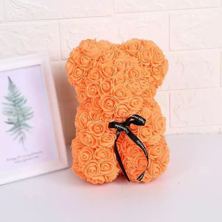 Rose Teddy Bear Valentines Gift